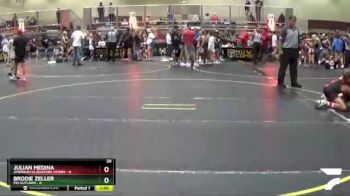 85 lbs Semis & 1st Wrestleback (8 Team) - Julian Medina, American Gladiators-Storm vs Brodie Zeller, MO Outlaws