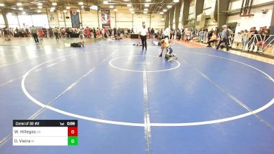 100 lbs Consi Of 32 #2 - William Hillegas, GA vs Dante Vieira, RI