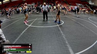 110 lbs Round 1 (8 Team) - Cameron Koflowitch, Pursuit WC vs Brinley Dinzeo, Silo WC