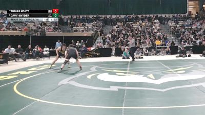 157-2A/1A 1st Place Match - Davy Snyder, South Carroll vs Tobias White, Middletown