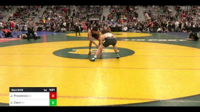 132 lbs Quarterfinal - John Provencio, AZ vs Joseph Clem, NY