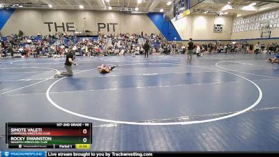 56 lbs Champ. Round 1 - Rocky Swainston, Wasatch Wrestling Club vs Simote Valeti, Champions Wrestling Club