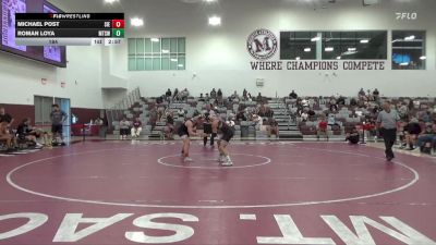 184 lbs Semifinals (8 Team) - Michael Post, Sierra College (White) vs Roman Loya, Mt. SAC (White)