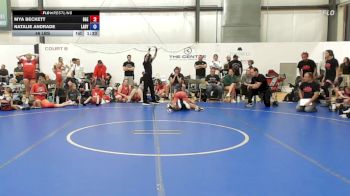 46 lbs Rr Rnd 4 - Mya Beckett, Badger Girls Elite - W vs Natalie Andrade, Lady Warriors United - W