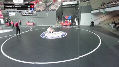 157 lbs Champ. Rd Of 32 - Zander Schaefer, Dethrone Wrestling Club vs Juan Gallardo, Wasco Wrestling Club