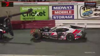 Burt Myers And Jeremy Gerstner Tangle At Bowman Gray Stadium