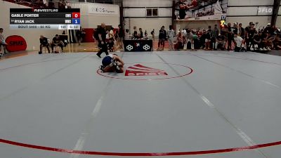 65 kg Champ. Round 2 - Gable Porter, Cavalier Wrestling Club vs Ryan Jack, Wolfpack Wrestling Club
