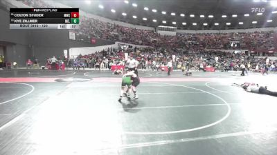 120 lbs Cons. Round 2 - Kye Zillmer, Melrose-Mindoro vs Colton Studer, Marshall Wrestling Club