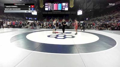 157 lbs Champ. Rd Of 128 - Mack Powell, OK vs Braylen Woodard, WA