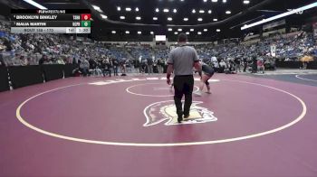 170 lbs Quarterfinal - Malia Martin, Kansas City - Piper HS vs Brooklyn Binkley, Tecumseh - Shawnee Heights HS