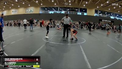 68 lbs Round 3 (6 Team) - Zack Bednarczyk, SouthWest Elite vs RJ Cabrera, Team Gotcha