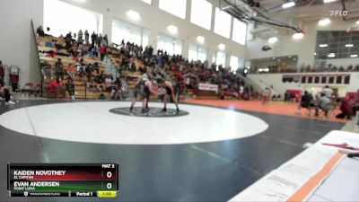 165 lbs Cons. Round 2 - Kaiden Novotney, El Capitan vs Evan Andersen, Point Loma