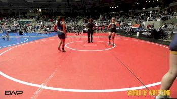 5th Place - Kenzie Church, HURRICANE WRESTLING ACADEMY vs Aiva Bernard, Woodland Wrestling Club