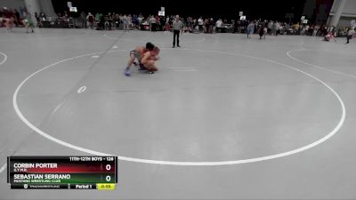 126 lbs Cons. Round 5 - Corbin Porter, G.Y.M.R. vs Sebastian Serrano, Mustang Wrestling Club