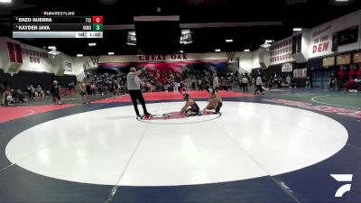 132 lbs Quarterfinal - Enzo Guerra, Tesoro vs Kayden Java, Vista Murrieta