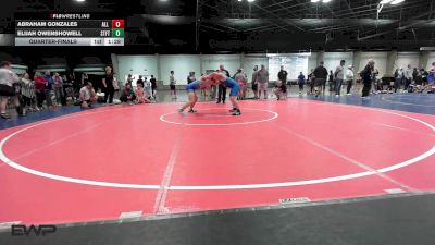 155 lbs Quarterfinal - Abraham Gonzales, All American Wrestling vs Elijah OwensHowell, Standfast