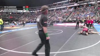 120-2A Cons. Round 1 - Coy Ellenberger, North Fork High School vs Grant Masterson, Limon High School