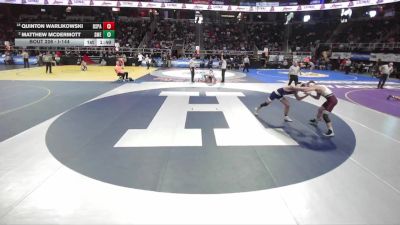 I-144 lbs Champ. Round 2 - Quinton Warlikowski, Ballston Spa vs Matthew McDermott, Smithtown East