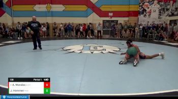 138 lbs Champ. Round 1 - Anthony Morales, Scottsbluff vs Jake Hammer, Pinedale