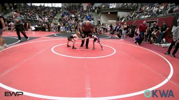 52 lbs Consi Of 8 #2 - Kai Burson, Victory Youth Wrestling vs Jaxen Henderson, Beggs Youth Wrestling Program