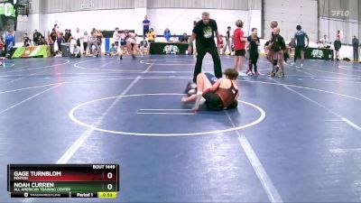 130 lbs Cons. Semi - Noah Curren, All American Training Center vs Gage Turnblom, Fenton