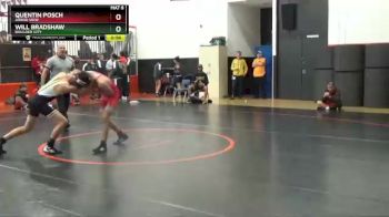 126 lbs Cons. Round 3 - Quentin Posch, Arbor View vs Will Bradshaw, Boulder City