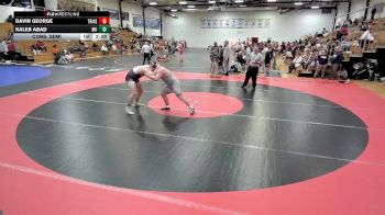 285 lbs Cons. Semi - Davin George, Trine vs Kaleb Abad, Marian