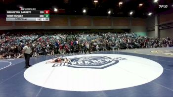 100 lbs Semifinal - Eden Ridgley, Harrisburg vs Bronwynn Garrett, Fernley