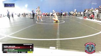 105 lbs Quarterfinal - Cade Cuyler, Maverick Training Center vs Koda Neilson, Seneca Youth Wrestling Club