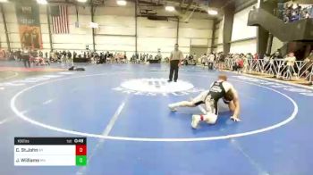 160 lbs Consi Of 64 #2 - Christian St.John, NY vs Jevon Williams, MN