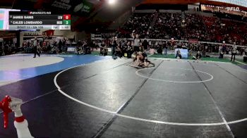 5A 106 lbs Champ. Round 1 - Caleb Lombardo, Middleton vs James Sams, Lewiston