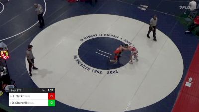 117 lbs Round Of 32 - Leif Syrko, Ringgold vs Drew Churchill, Delaware Valley
