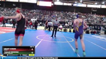 2A 145 lbs Quarterfinal - Grant Svedin, Melba vs Taegan Sessions, North Fremont