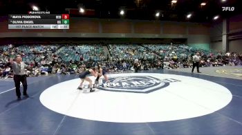 125 lbs 1st Place Match - Maya Fiodorova, Reed vs Olivia Engel, Kelso