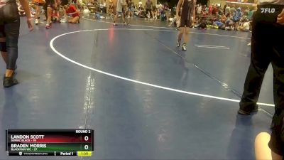 90 lbs Round 2 (8 Team) - Braden Morris, Blackman WC vs Landon Scott, SVRWC Black