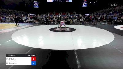 144 lbs Cons 64 #2 - Mason O'Dell, FL vs Kash Brown, ND