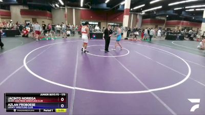 175 lbs Cons. Round 1 - Jacinto Noriega, Heart And Pride Wrestling Club vs Azlan Froboese, Legacy Wrestling Club