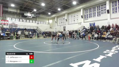 165 lbs Round Of 32 - Taverus Jefferson, Middletown vs Tyler Mangene, Newington