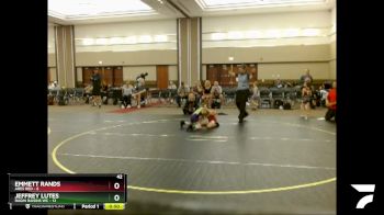 50 lbs Finals (8 Team) - Emmett Rands, Ares Red vs Jeffrey Lutes, Ragin Raisins WC