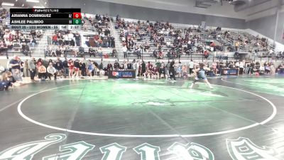 U23 Women - 59 lbs Champ. Round 1 - Arianna Dominguez, AZ vs Ashlee Palimoo, HI