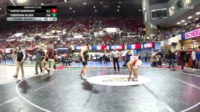 AA - 285 lbs Champ. Round 1 - Aaron Barragan, Helena vs Christian Allies, Billings West