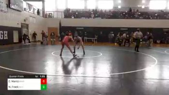 145 lbs Quarterfinal - Caleb Mantz, Bermudian Springs vs Noah Frack, Brandywine Heights