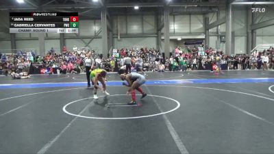 125 lbs Champ. Round 1 - Jada Reed, Team Of Hard Knox vs Gabriella Cervantes, Pratt Wrestling Club