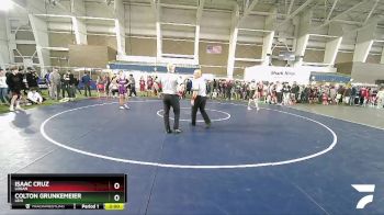 113 lbs Cons. Round 2 - Isaac Cruz, Logan vs Colton Grunkemeier, Lehi