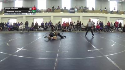 174 lbs Champ. Round 2 - Jermaine Butler, Wisconsin-Whitewater vs Calob Heilman, Adrian
