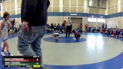 73 lbs Round 4 (10 Team) - Vinny Childers, Roncalli Wrestling Foundation vs Elias Clendenning, Kokomo Wildkat Wrestling Club