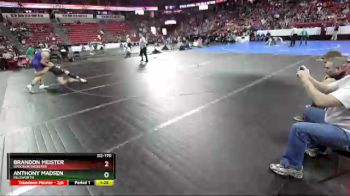 D2-170 lbs Champ. Round 1 - Anthony Madsen, Ellsworth vs Brandon Meister, Spooner/Webster