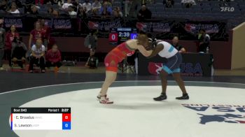 76 lbs Cons. Round 2 - Cara Broadus, KT Kidz Wrestling Club vs Shenita Lawson, New York Athletic Club