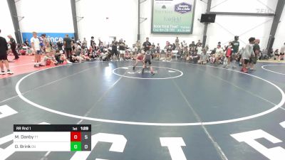 60 lbs Rr Rnd 1 - Matthew Danby, Team Tugman K-8 vs Owen Brink, D9