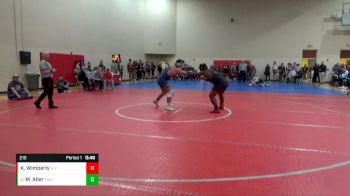 215 lbs Cons. Round 4 - Manny Aller, Tiffin Columbian vs Kemarion Wimberly, Elyria